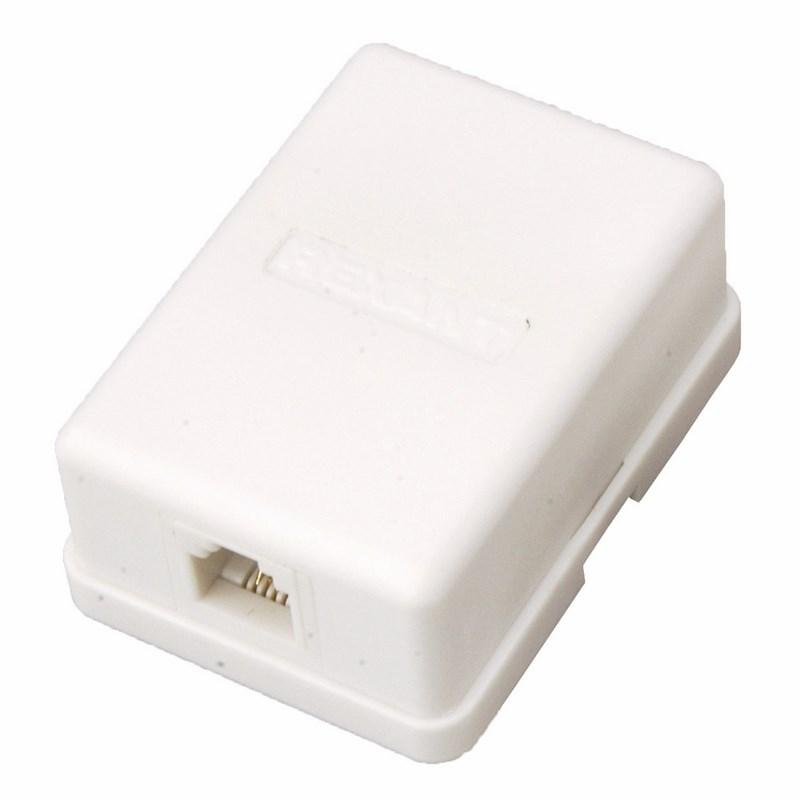 Телефонная розетка 1 гн. RJ-11(6P-2C), внешняя (50 шт/уп) PROconnect