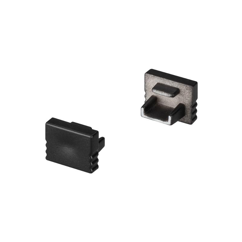 Заглушка SL-MINI-8-H6 BLACK глухая (arlight, Пластик)
