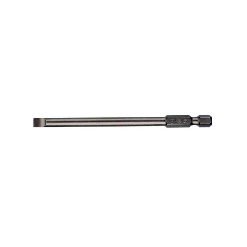 Бита плоская шлицевая серия Industrial E6.3 SL5,5х1,0х100мм, 3шт