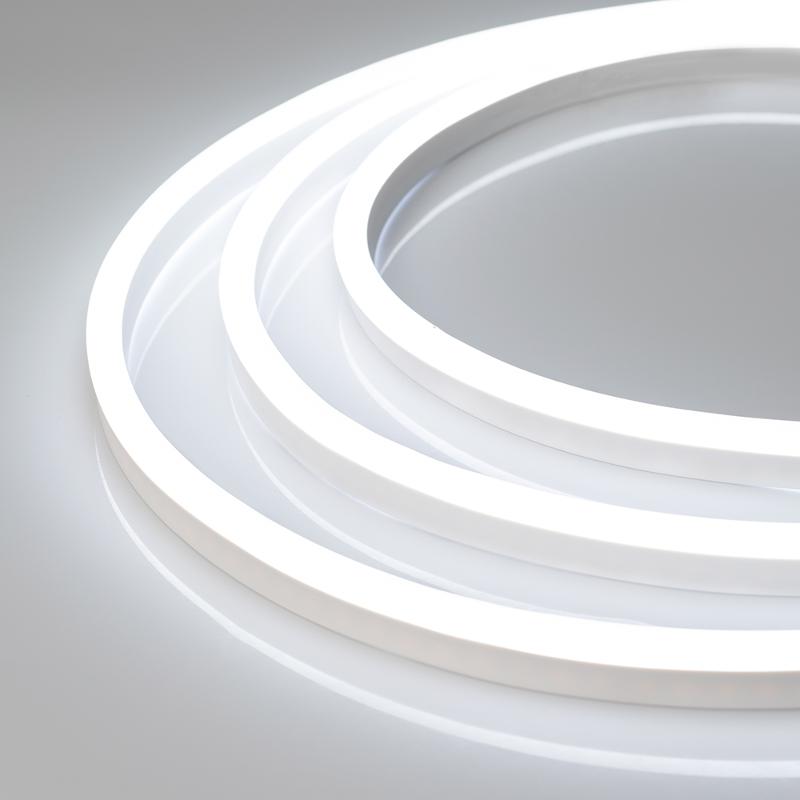 Гибкий неон ARL-NEON-1608-SIDE 24V White (arlight, 6 Вт/м, IP65)