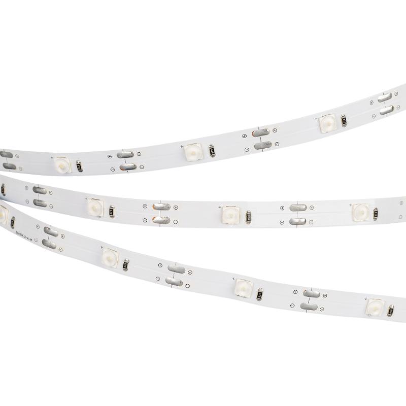 Лента светодиодная RT-5000-6060LENS-20-12V Warm2700 (10mm, 10W/m, IP20) (arlight, Открытый)