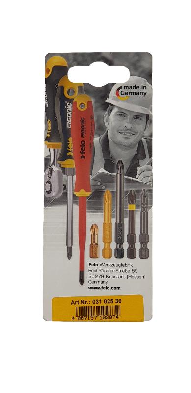 Бита крестовая PZ 2X50, серия Industrial, 2 шт в блистере