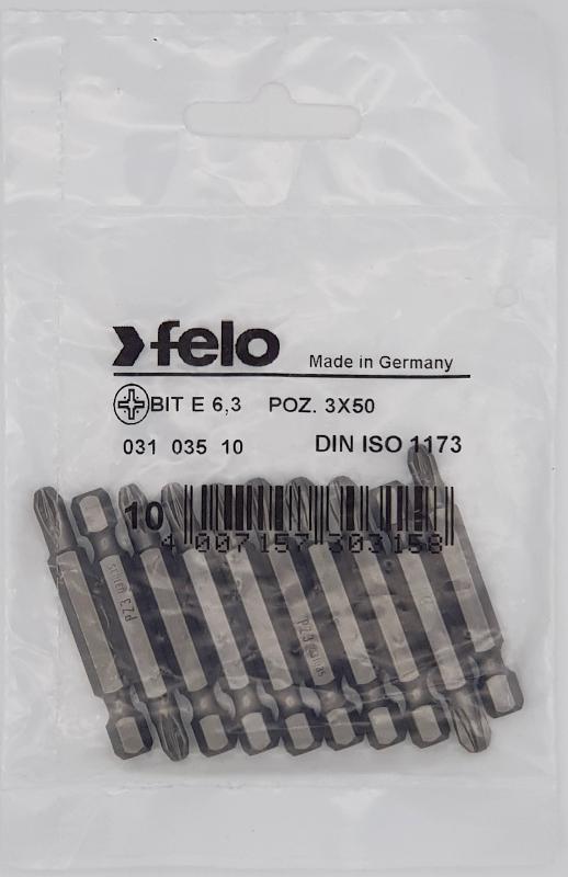 Бита крестовая серия Industrial PZ 3X50, 10 шт