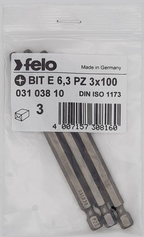 Бита крестовая серия Industrial PZ 3X100, 3 шт
