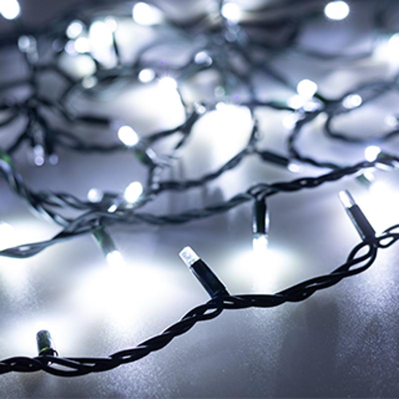 Светодиодная гирлянда ARD-STRING-PRO-1000-GREEN-100LED-PULSE White (230V, 7W) (Ardecoled, IP65)