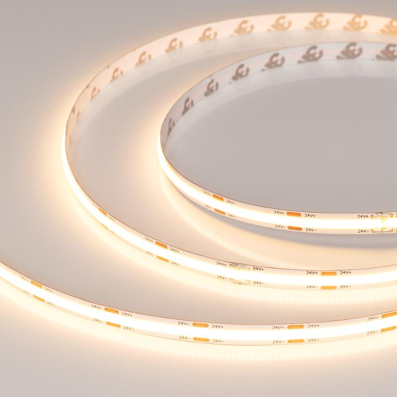 Светодиодная лента герметичная COB-NANO-X544-8mm 24V Warm2700 (11.5 W/m, IP65, CSP, 5m) (Arlight, -)