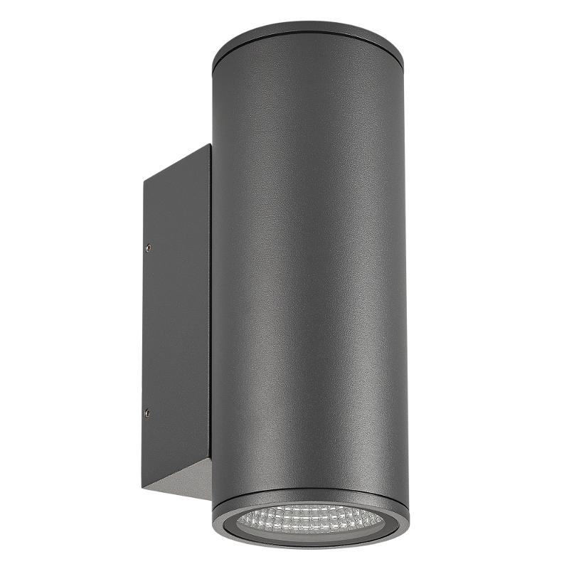 Светильник LGD-FORMA-WALL-TWIN-R90-2x12W Day4000 (GR, 44 deg, 230V)