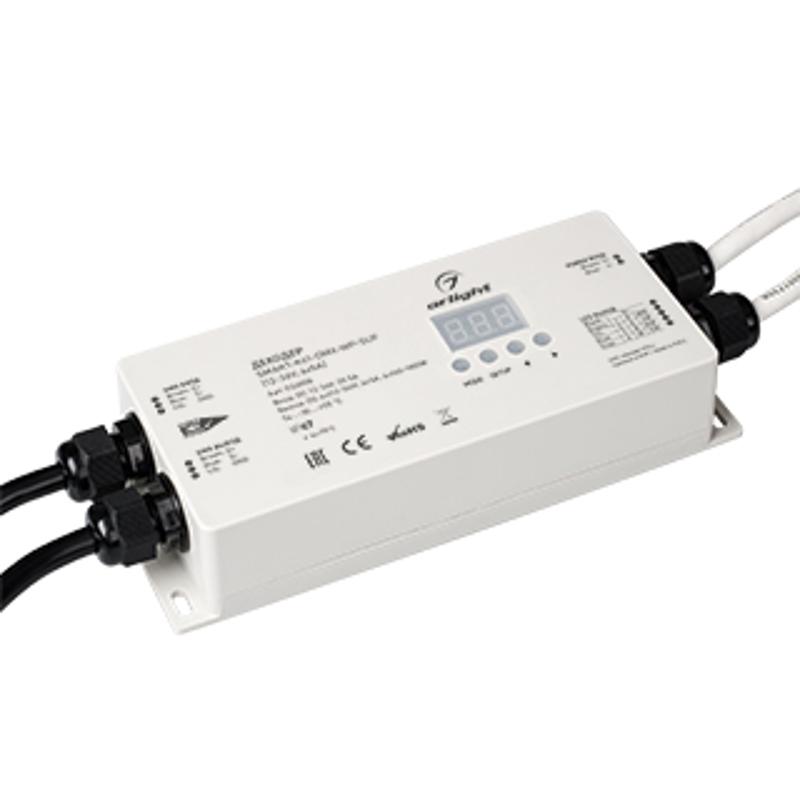 Декодер SMART-K61-DMX-WP-SUF (12-36V, 4x5A) (Arlight, IP67 Пластик, 5 лет)