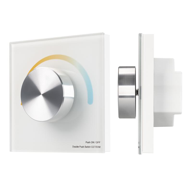 Панель SMART-P2-MIX-G-IN White (3V, Rotary, 2.4G) (Arlight, IP20 Пластик, 5 лет)