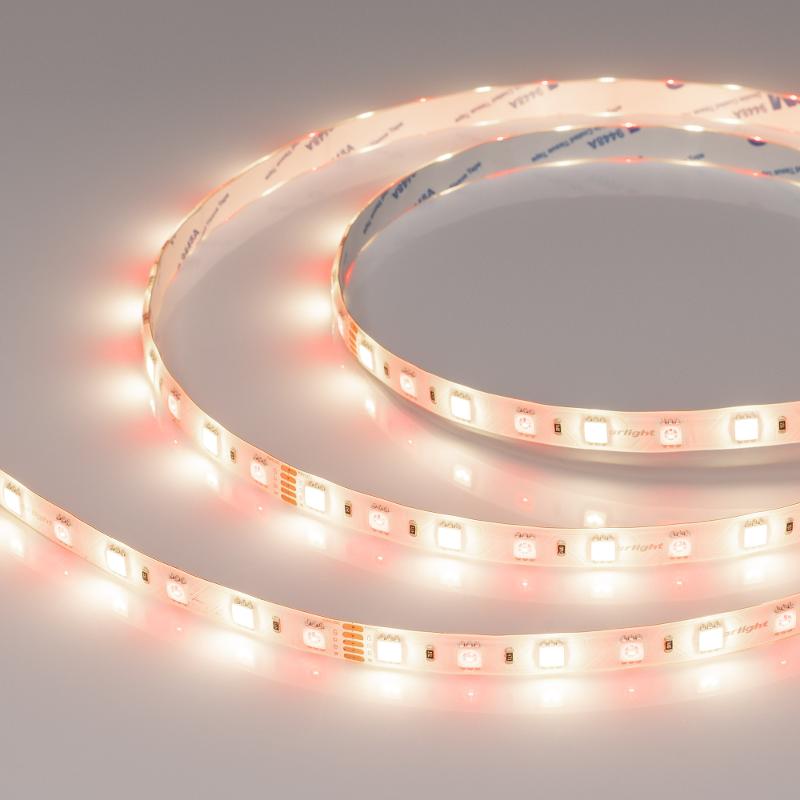 Лента светодиодная RTW-SE-B60-10mm 24V RGBW-Day (14.4 W/m, IP65, 5060, 5m) (arlight, Открытый)