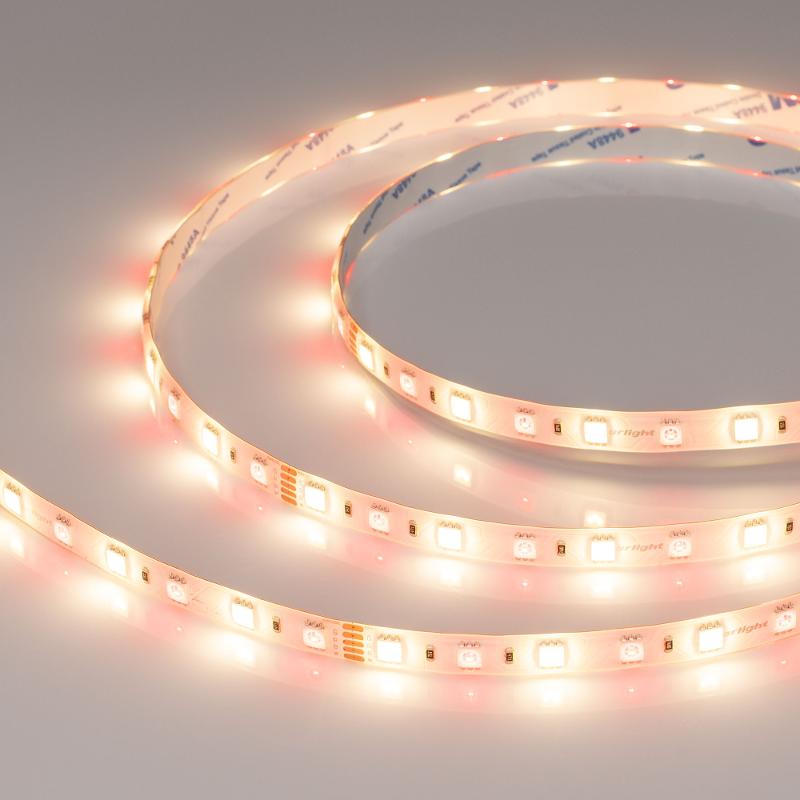 Лента светодиодная RTW-SE-B60-10mm 24V RGBW-Warm (14.4 W/m, IP65, 5060, 5m) (arlight, Открытый)
