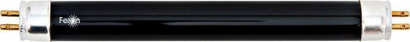 Лампа люминесцентная ультрафиолетовая UV трубчатая FLU10 T5 4W G5 с черной колбой