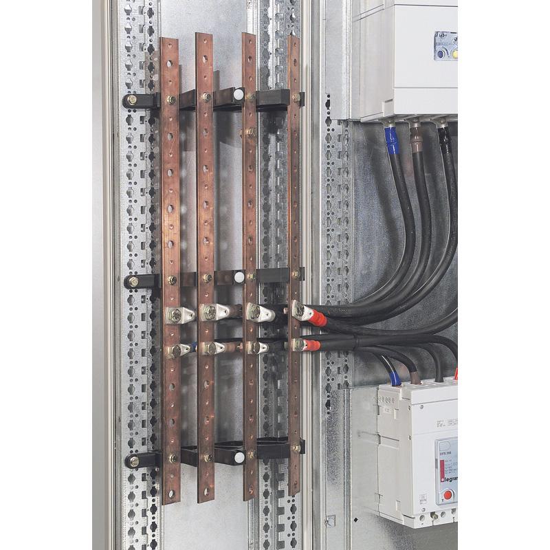 Изолирующий суппорт - 1 шина на полюс - до 400 А - XL3 400/800