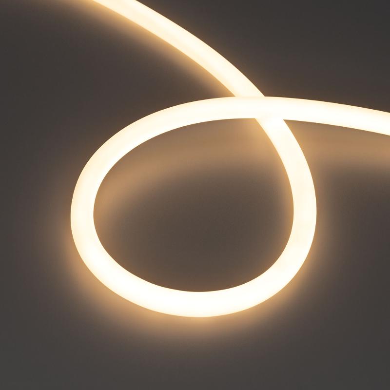 Светодиодная лента герметичная MOONLIGHT-TOP-M560-D13mm 24V Warm3000 360deg (8.6 W/m, IP65, 5m, wire x1) (Arlight, Вывод кабеля прямой)
