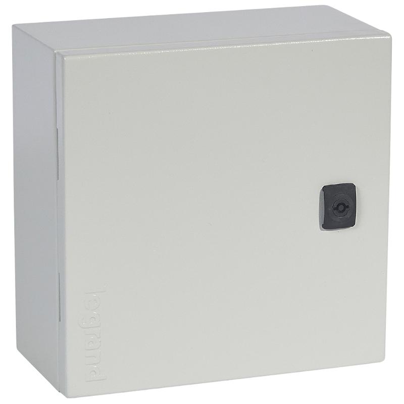 Металлический щит Atlantic-E - IP 66 - IK 10 - RAL 7035 - 300x300x150