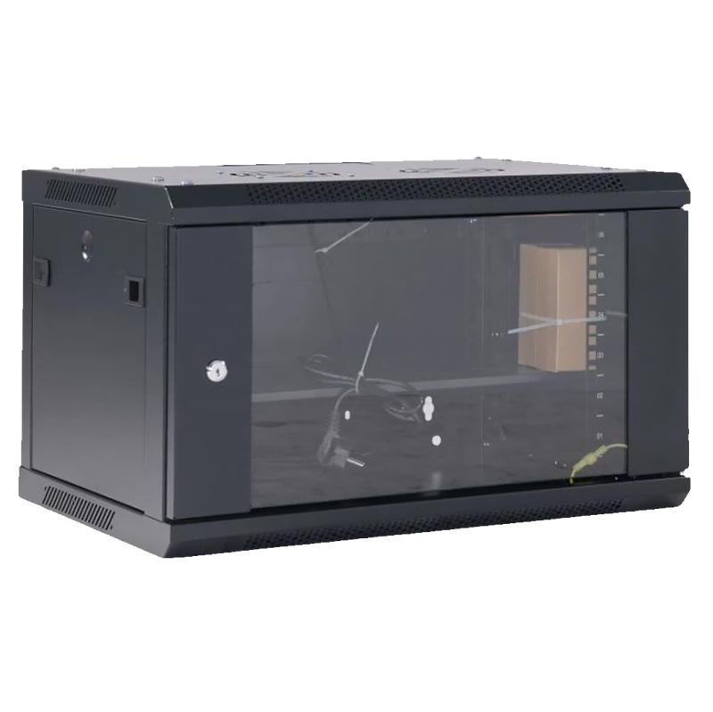 Настенный шкаф 19" 9U 600×450×501 (ШxГxВ), RAL 9005