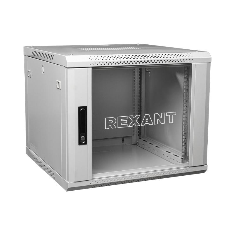 Настенный шкаф 19" 9U 600×600×501 (ШxГxВ), RAL 7035