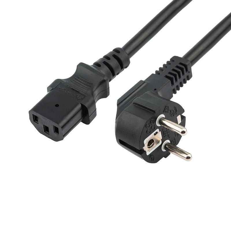 Шнур сетевой СЕЕ 7/7 (Schuko) – IEC 320 C13 3x1,0мм², длина 0,6м