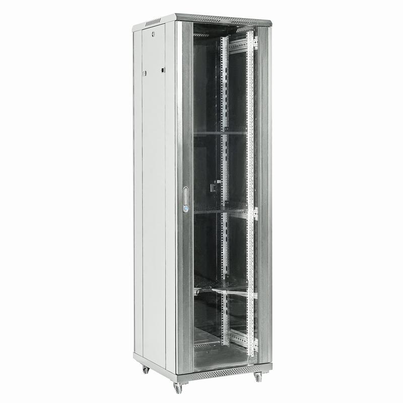 Напольный шкаф 19" 42U 600×800×2054 (ШxГxВ), RAL 7035