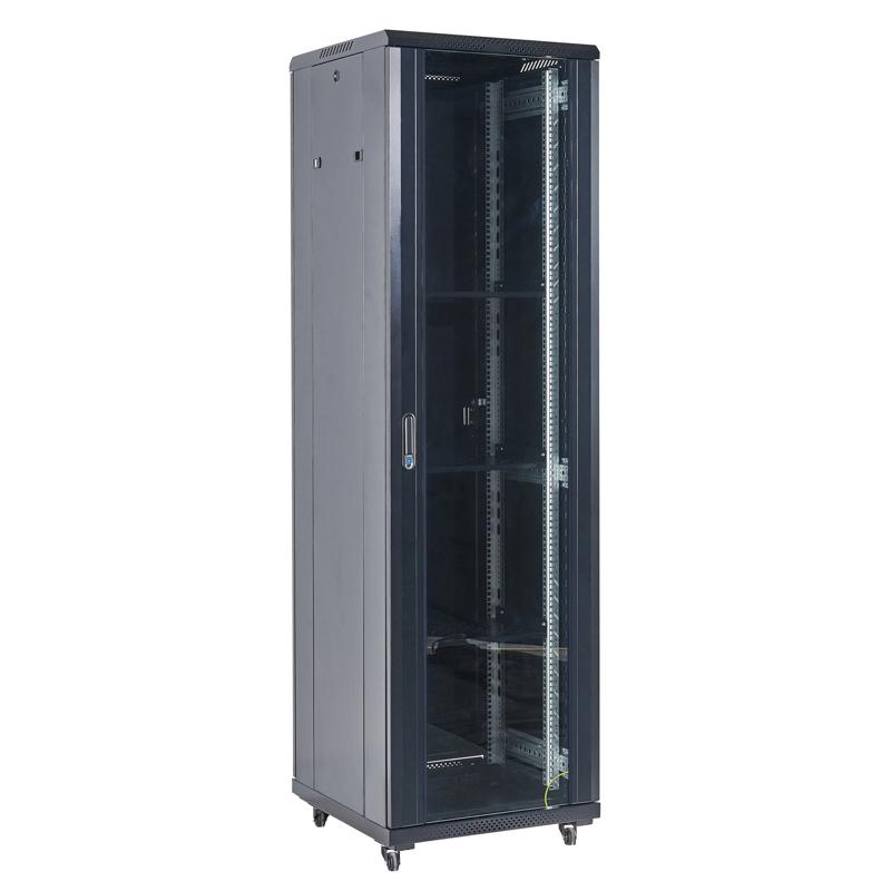 Напольный шкаф 19" 42U 600×800×2054 (ШxГxВ), RAL 9005
