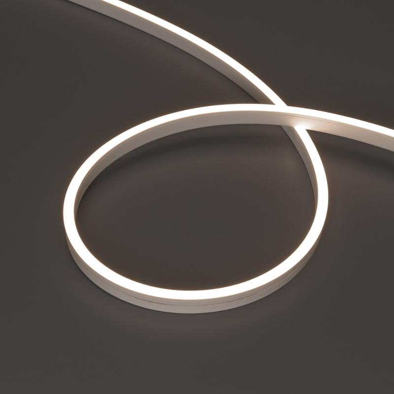 Светодиодная лента герметичная MOONLIGHT-SIDE-A120-06x12mm 24V Day4000 (9.6 W/m, IP65, 5m, wire x2) (Arlight, Вывод кабеля прямой)
