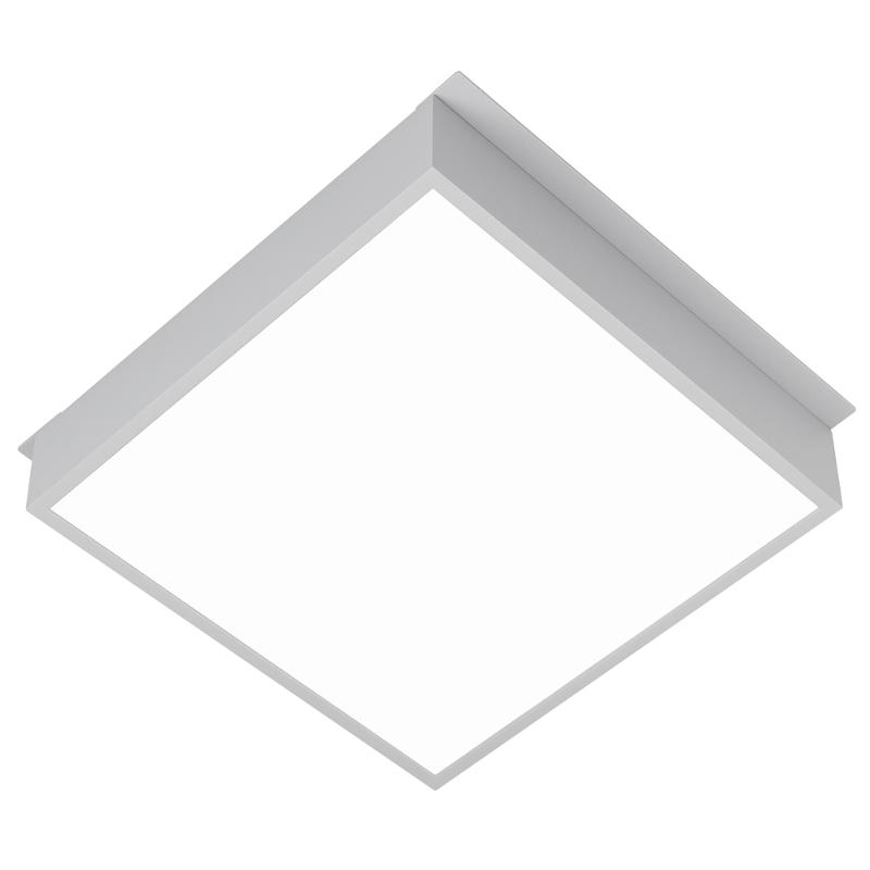 Светильник DL-GRIGLIATO-S190x190-24W Warm3000 (GR, 100 deg, 230) (ARL, IP40 Металл, 5 лет)