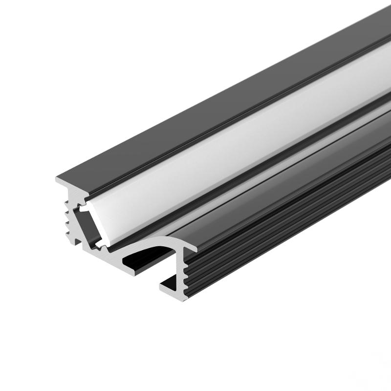 Профиль SL-BEVEL-W21-F-2000 ANOD BLACK (ARL, Алюминий)