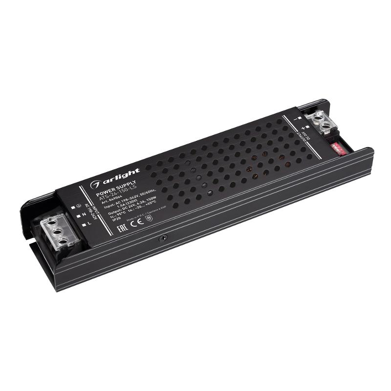 Блок питания ATS-24-150-LS (24V, 6.2A, 150W) (ARL, IP20 Сетка, 5 лет)