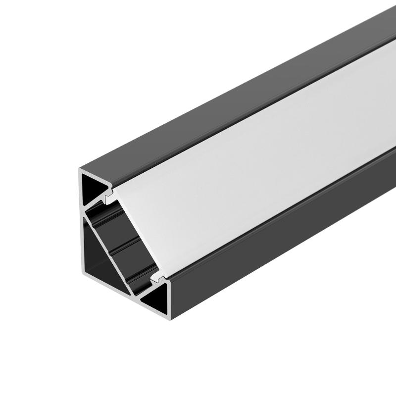 Профиль накладной алюминиевый SL-KANT-H18-2000 BLACK (Arlight, Алюминий)