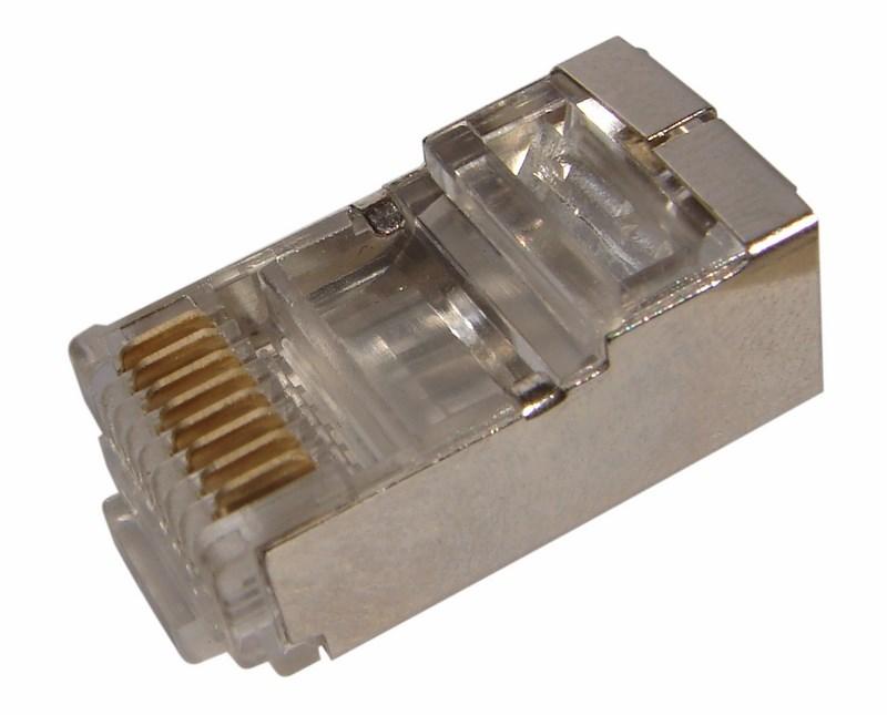 Джек  RJ-45  8P8C  CAT 5e  (экран)