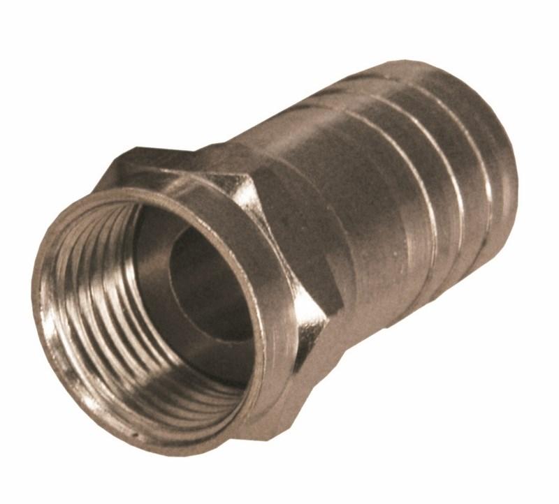 F-разъем RG-6, обжим, тип-4