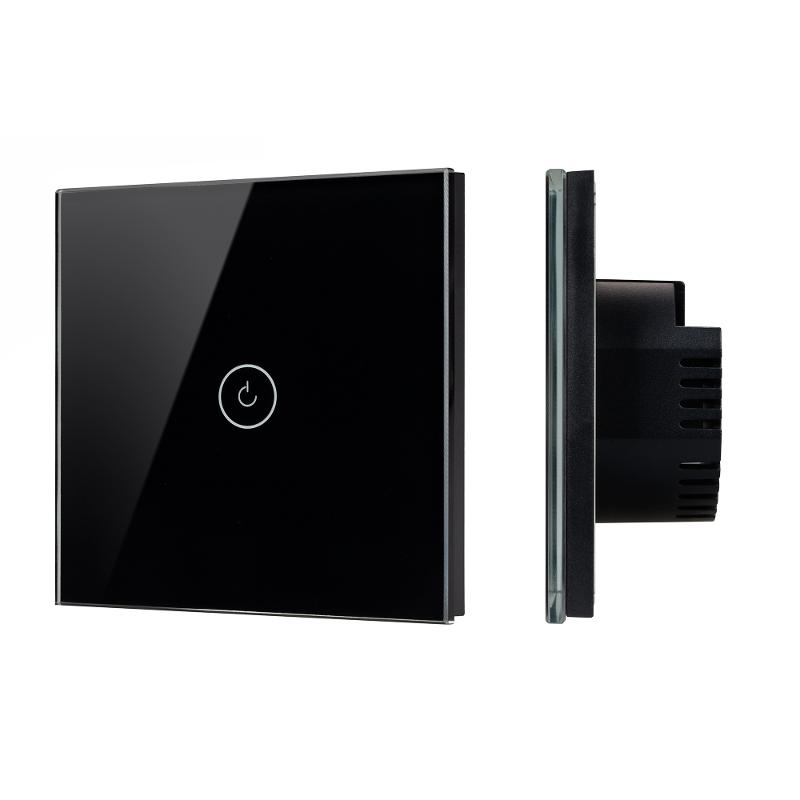 Выключатель сенсорный SWT-OMALI-S01-ZB-BK (250V, 10A, Zigbee) (Arlight, Стекло)