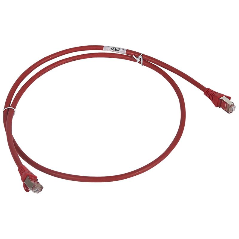 Коммутационный шнур RJ 45 - категория 6 - F/UTP - LSZH - экранированный - 5 м - красный
