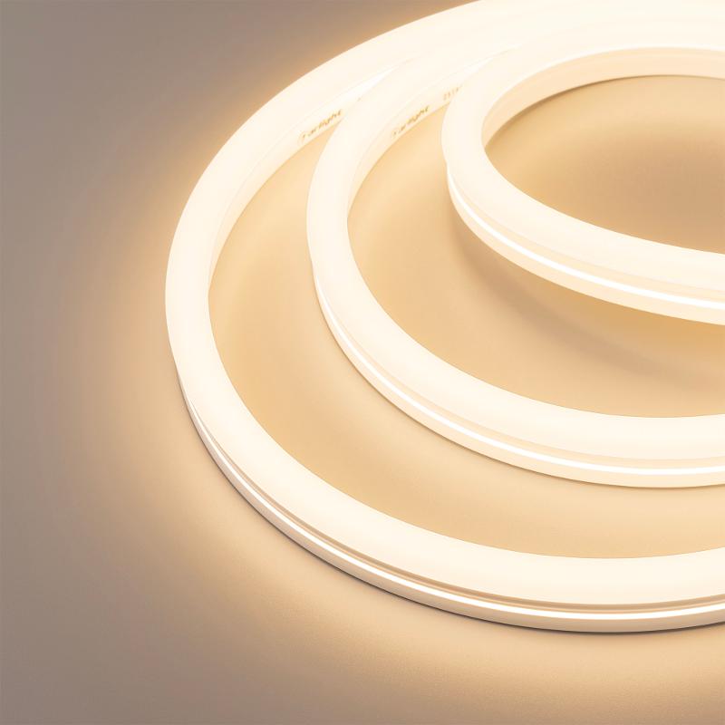 Лента герметичная MOONLIGHT-SIDE-X336-12x24mm 230V Warm3000 (11 W/m, IP65, 50m, wire x1) (Arlight, Грибовидная форма)