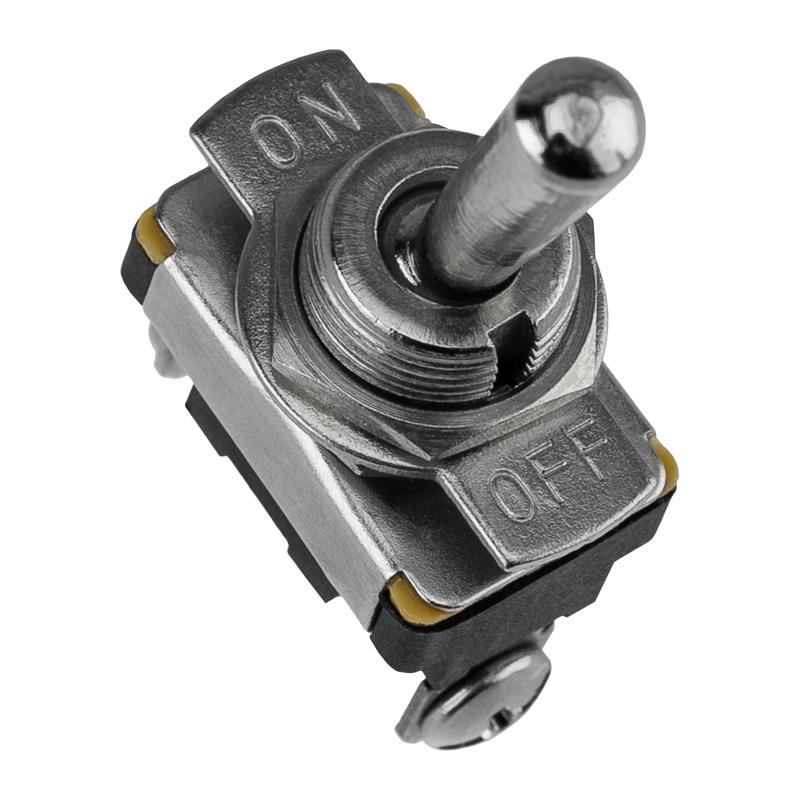Тумблер 220V 10А (2c) ON-OFF однополюсный Mini (ASW-23) (в упак. 1шт.)
