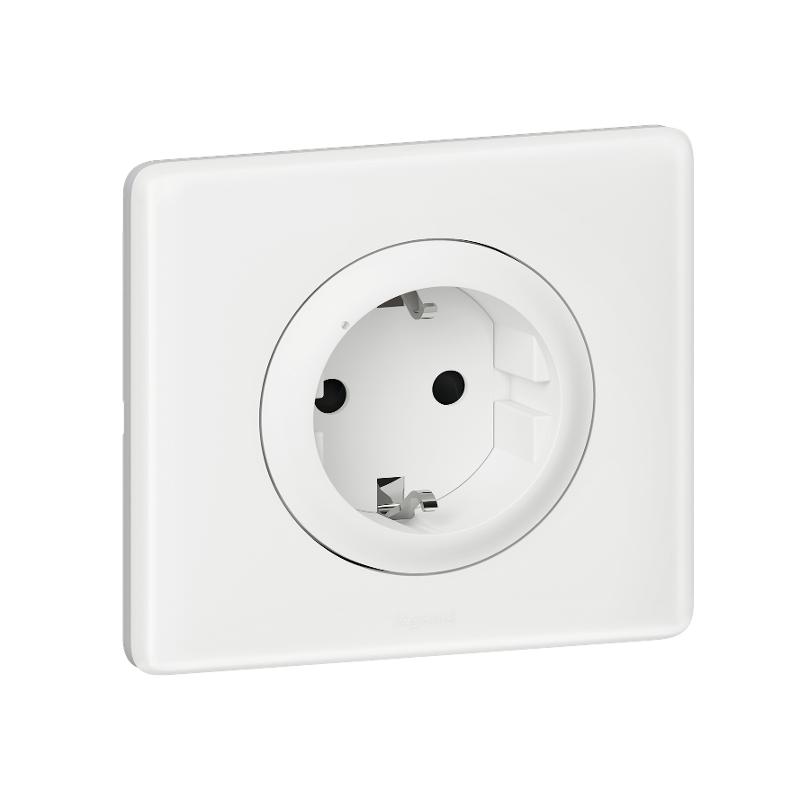 Розетка умная с/з Celiane 16А 230В рамка бел. глянец бел. Netatmo