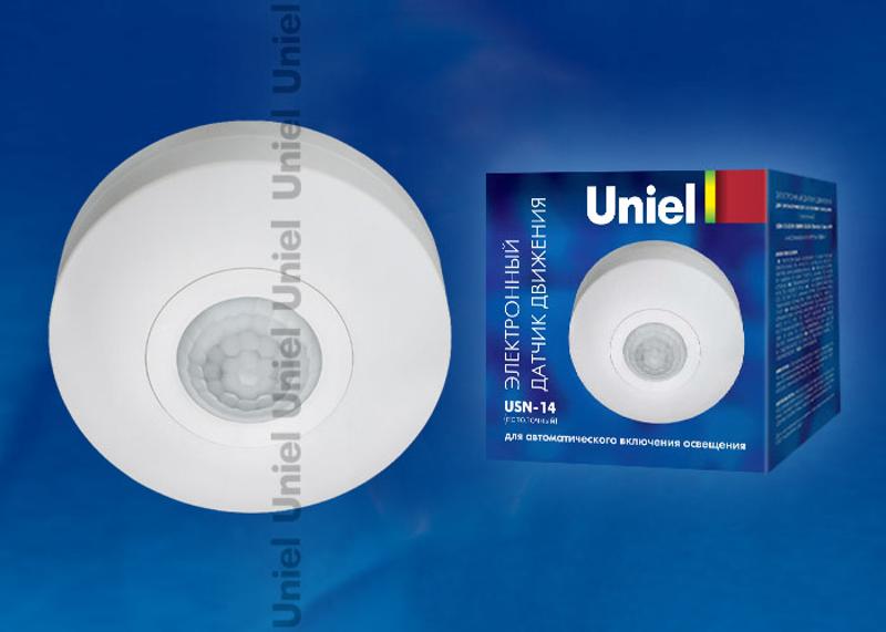 USN-14-360R-1200W-3LUX-6M-0,6-1,5m/s-WH Датчик движения, упак. блистер