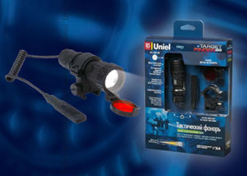 Фонарь-Offroad Premium Тактический «Choosing the tactics 185»  P-GL013-BB Black  алюм, XP-E CREE LED 1 X CR123A в/к, черн
