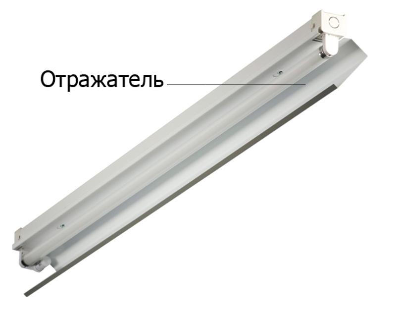Асимметричный отражатель ARW2 к TLGP T8 136/236 для светильника, белый