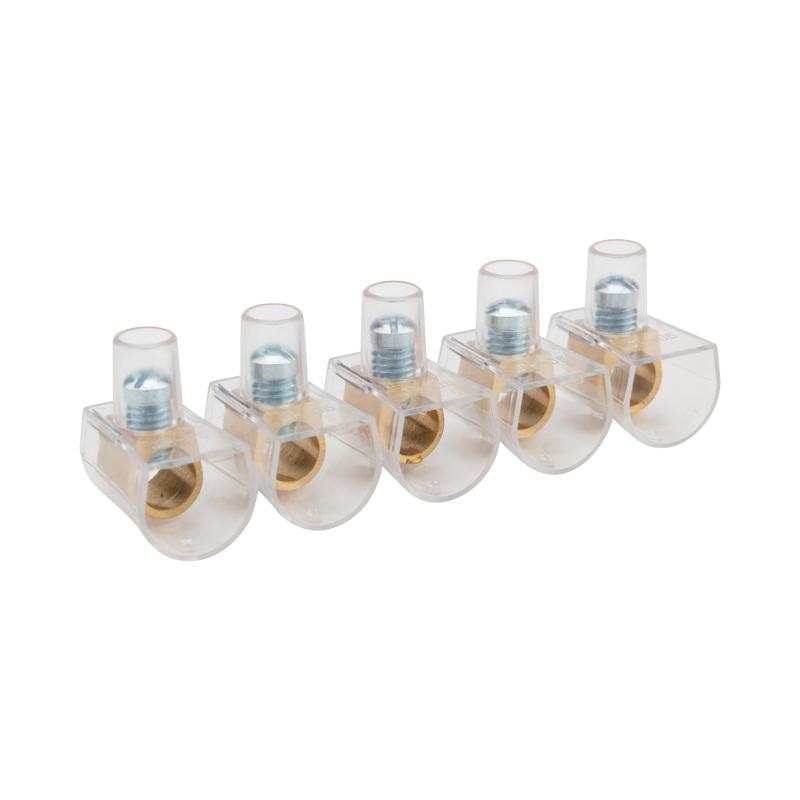 Концевой зажим винтовой изолированный КЗВИ 16 мм² (5х1) (10 шт./уп.)