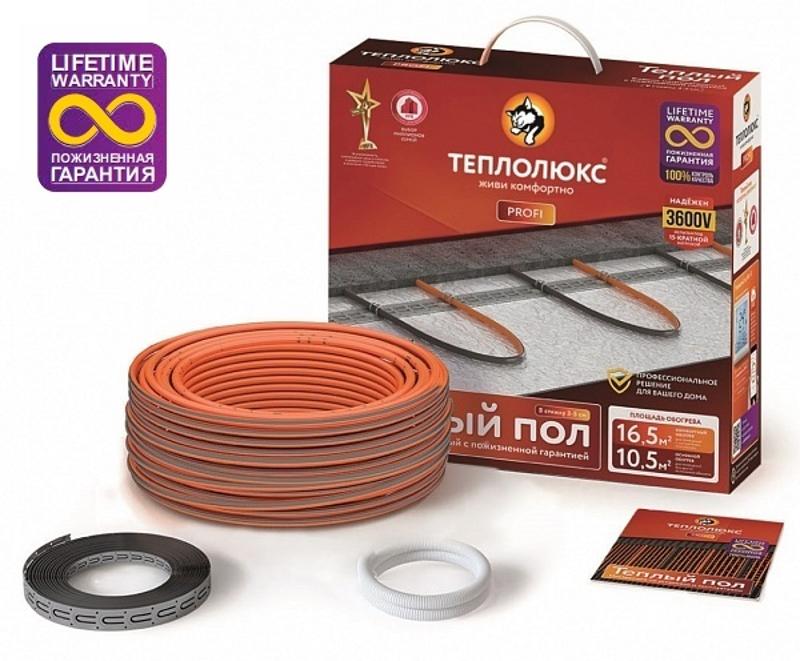 Кабель нагревательный "Теплолюкс" ProfiRoll 20,5 м/360 Вт