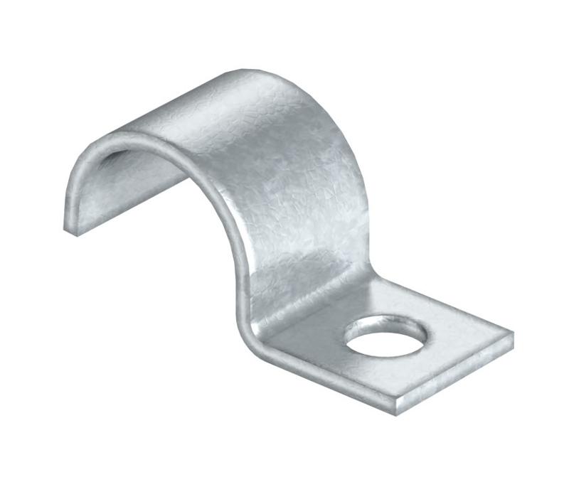 Крепежная скоба металл. однолапковая 15mm (1015 15 G)