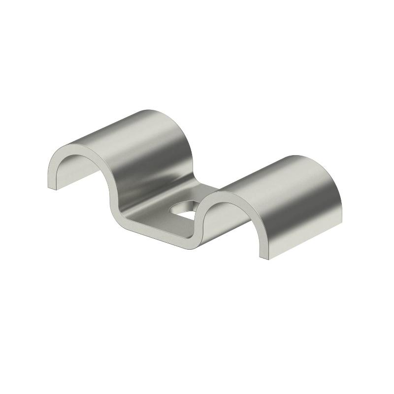 Крепежная скоба металл. двухлапковая 12mm (824 12 A2)