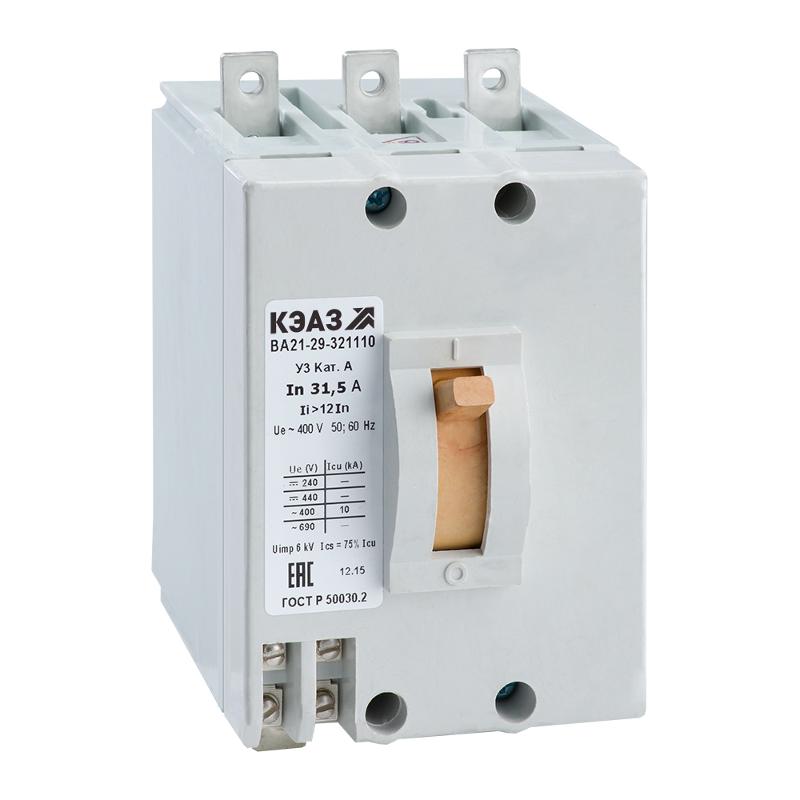 Выключатель автоматический ВА21-29-341110-40А-6Iн-400AC-У3