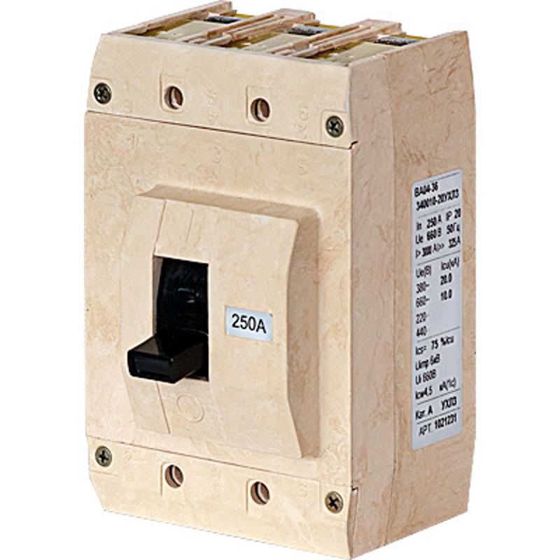 Выключатель автоматический ВА04-36-400А-300010-660В-20УХЛ3-Контактор