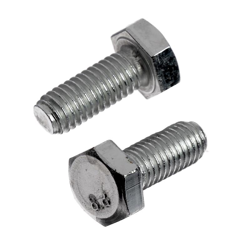 Болт DIN933 с шестигранной головкой оцинк. М8х20 (12 шт) - пакет ( 0,147 кг)