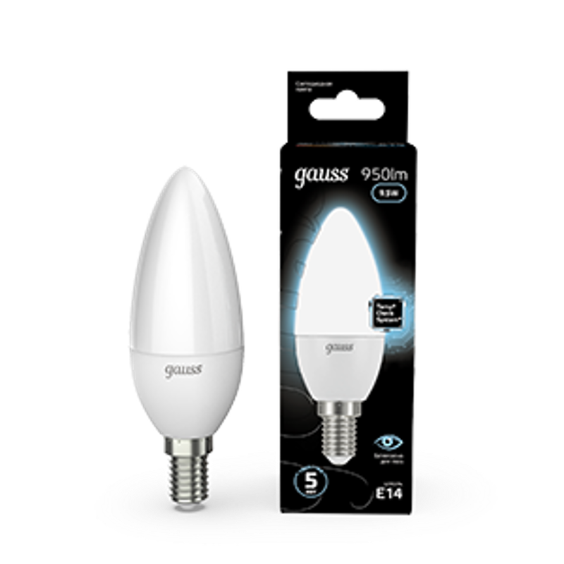 Лампа светодиодная LED 9.5Вт E14 220В 4100К Candle (свеча)