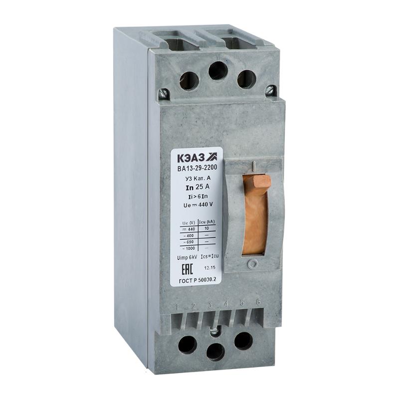 Выключатель автоматический ВА13-29-2300-25А-12Iн-690AC-У3