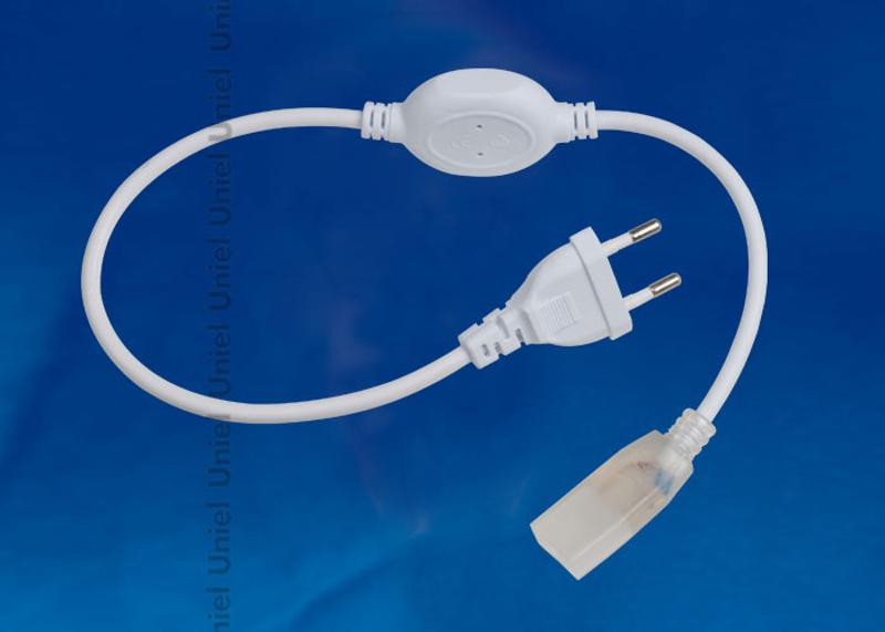 Провод электрический для подключения монохромных LED лент UCX-Q220 SP2/A67-NNN WHITE 1 STICKER ULS-3528/2835 220В. 7х10мм.
