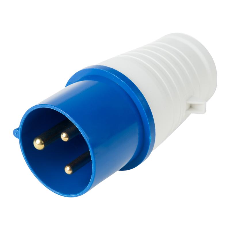 Вилка 023 переносная 2Р+РЕ 32А 220В IP44